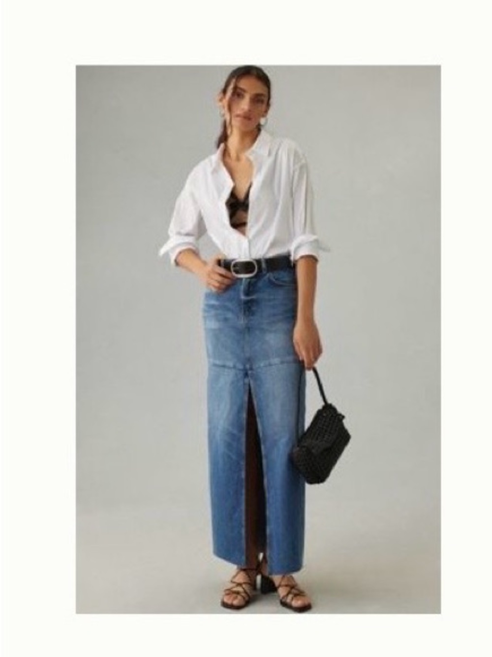 Reformation Tazz Denim Maxi skirt - Picture 3 of 3